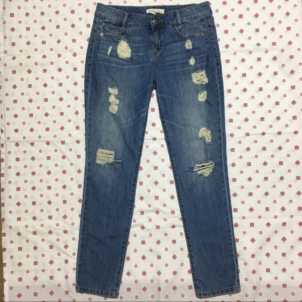 BCBGeneration ankle jeans with destroyed wash 26